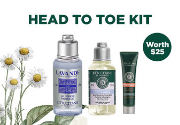 FREE 3PC HEAD TO TOE KIT